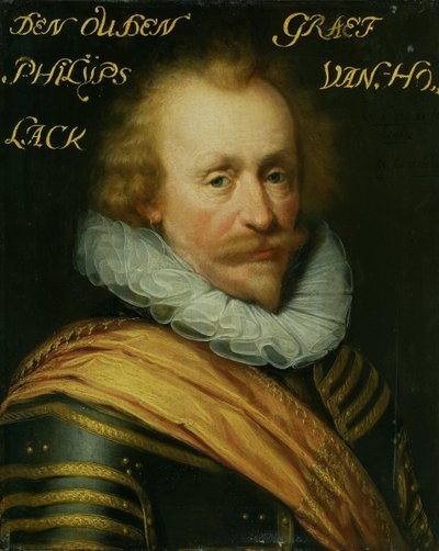 Portret van Philip van Hohenlohe-Neuenstein (1550-1606) door Jan Anthonisz. van Ravesteyn